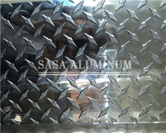 Diamond aluminum sheet