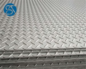 Lentil Pattern Diamond Aluminum Plate